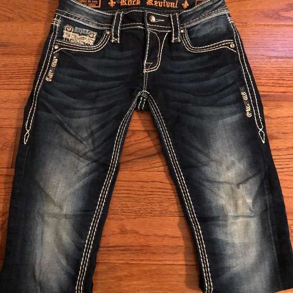 HUGE CLOSET SALE🎉July cuffed skinny rock revival - Picture 2 of 8